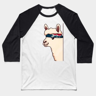 Sneaky japanese Alpaca so cute Baseball T-Shirt